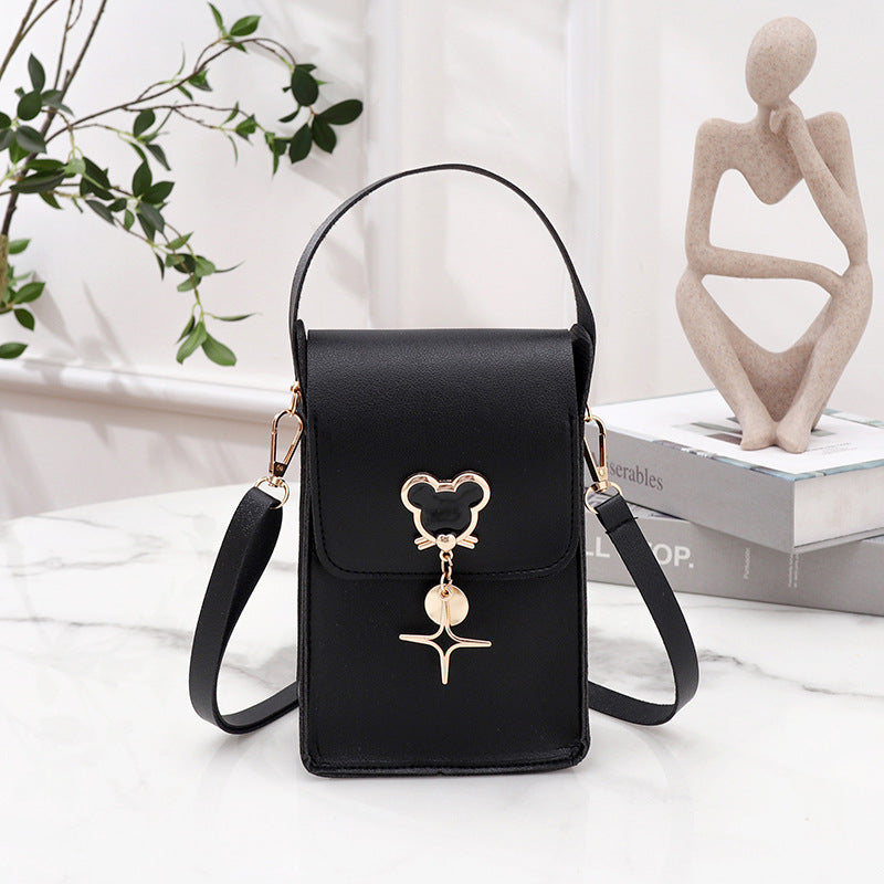 Women's Mobile Sense Cute Pendant Storage Small Phone Bags