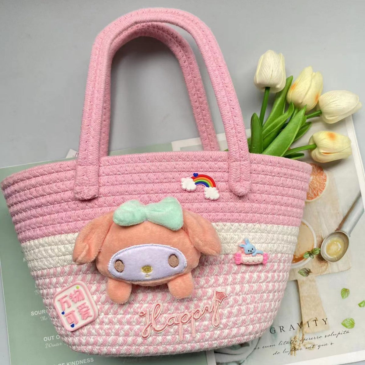 Women's Hand-woven Accessory Fashion Sweet Hand Gift Handbags