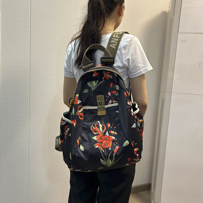 Capacity Ethnic Style Trendy Printed Fashionable Backpacks