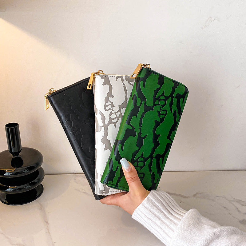 Attractive Innovative Slouchy Printed Mid-length Simple Purses