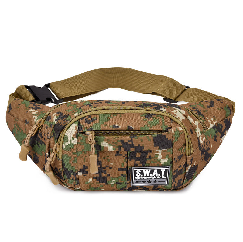 Camouflage Field Fashion Trendy Running Cycling Men's Waist Packs