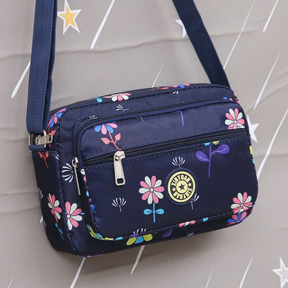 Women's Oxford Cloth Mother Flower Canvas Stall Bags