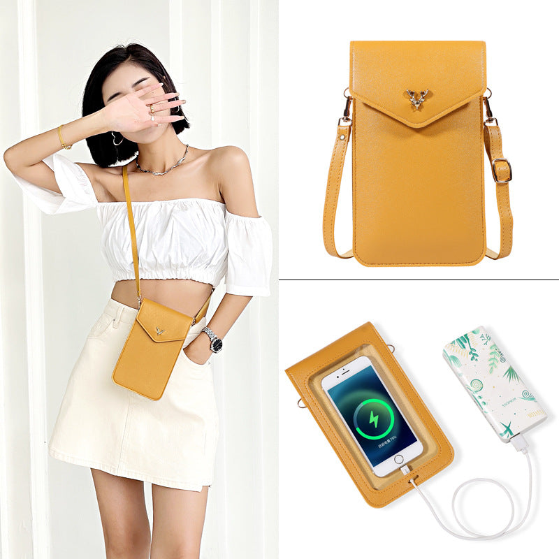 Mini Can Be Touch Screen Female Simple Niche Lightweight Phone Bags