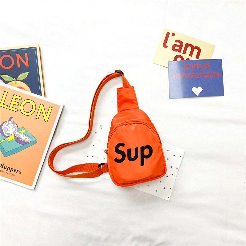 Children's Summer Fashion Trendy Letters Boys Children's Shoulder Bags