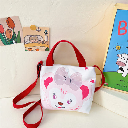 Children's Canvas Cartoon Cute Fashion Boys Children's Shoulder Bags