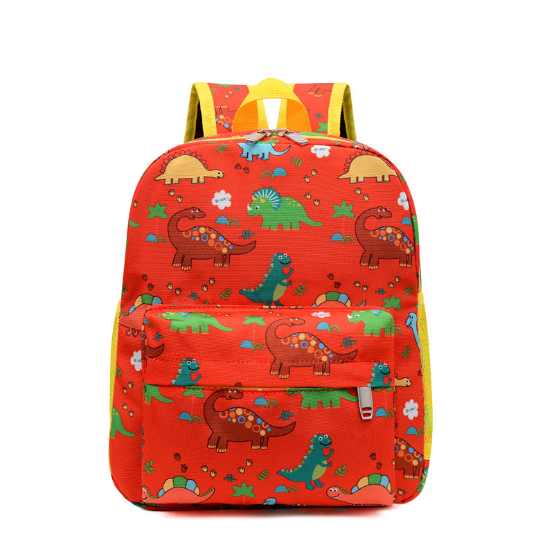 Sacs d'école maternelle portables de grande capacité à la mode avec motif de dinosaure mignon