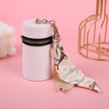 Glamorous Fashion Retro Cylinder Portable Earphone Ladies Wallets