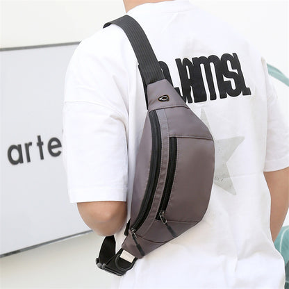 Women's & Men's Korean Style Fashionable Simple Multifunctional Oxford Cloth Waist Packs