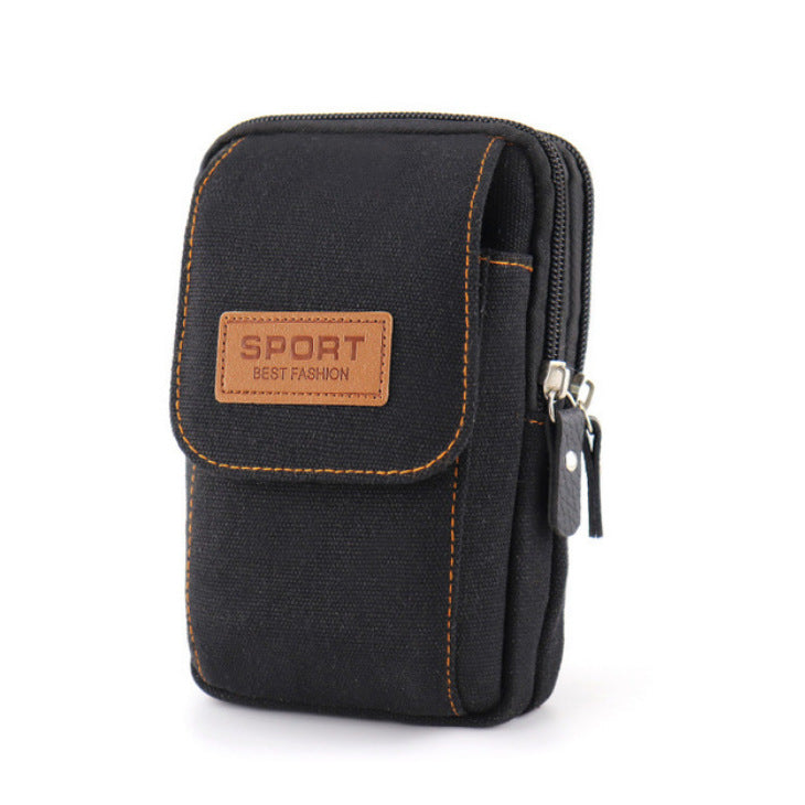 Men's Canvas Mobile Construction Site Cell Phone Bags