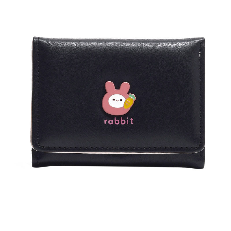 Women's Korean Style Cute Folding Cat Trendy Ladies Wallets