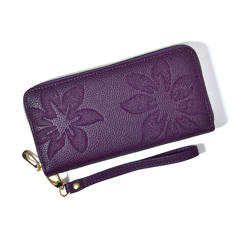 Women's Long Clutch Large Capacity Mobile Ladies Wallets