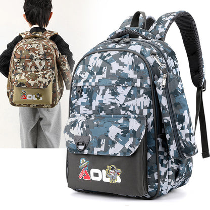 Primary Male Grade Boy Super Lightweight Elementary School Students' Schoolbags