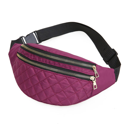 Women's Elegant Comfortable Korean Fashion Rhombus Waist Packs