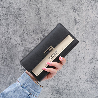 Women's Trendy Long Clutch Multifunction Leather Ladies Wallets