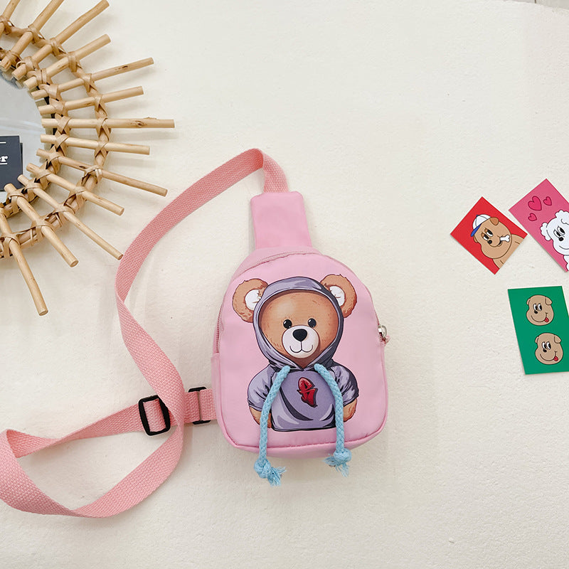 Sacs banane pour enfants avec motif ours mignon habillé pour garçons