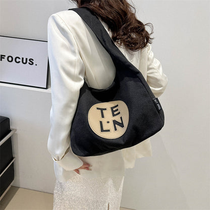 Underarm Springtide Flow Canvas Female Class Shoulder Bags