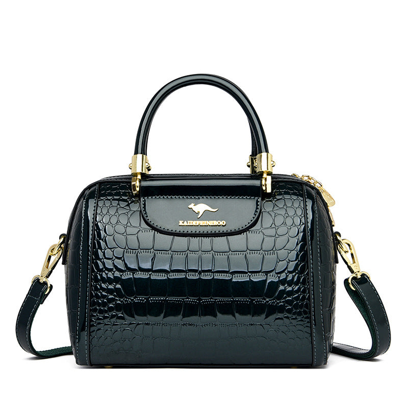 Women's Stylish Pretty Patent Leather Glossy Handbags