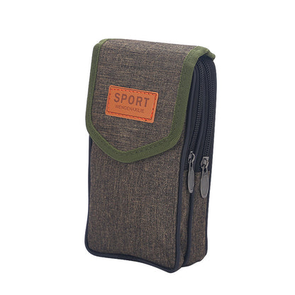 Men's Waterproof Oxford Cloth Stall Mobile Men's Waist Packs