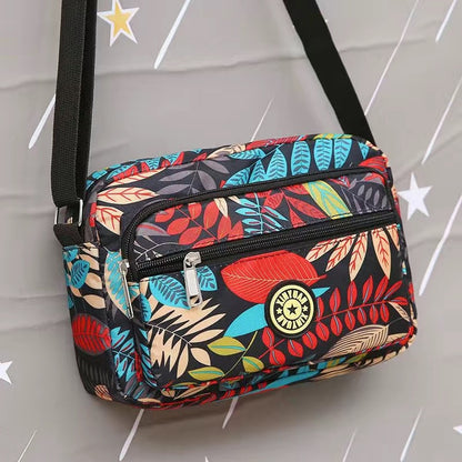 Flower Cloth Mummy Waterproof Oxford Hair Crossbody Bags