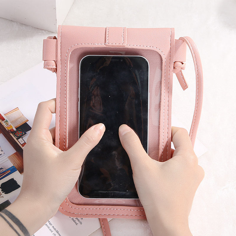 Women's Thin Fashion Mobile Touch Screen Female Phone Bags