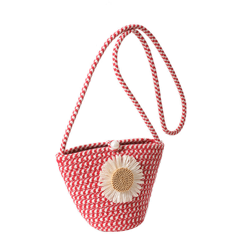 Women's Woven Design Popular Today Summer Bucket Shoulder Bags