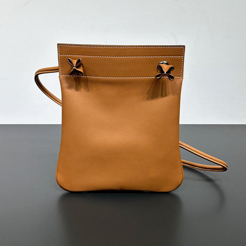 Beautiful Calf Leather Groom Envelope Cloud Crossbody Bags