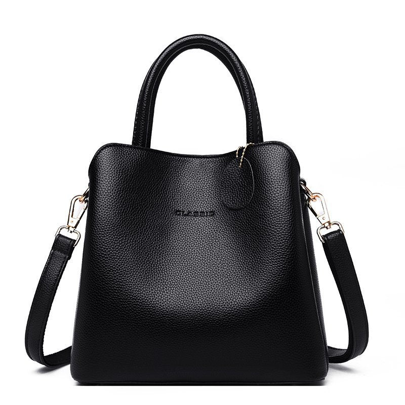 Women's Soft Leather Fashion Large Capacity Multi Handbags