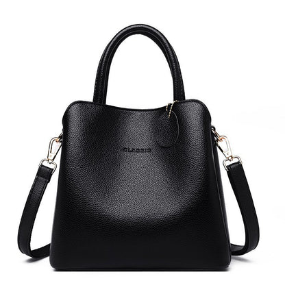 Women's Soft Leather Fashion Large Capacity Multi Handbags