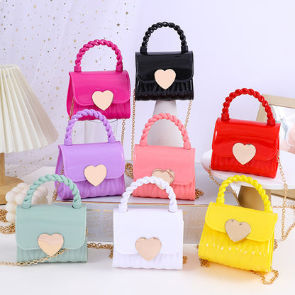 Women's Slouchy Creative Mini Love Gel Crossbody Bags