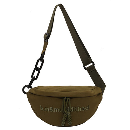 Women's Fashion Trendy Simple Saddle Korean Style Waist Packs