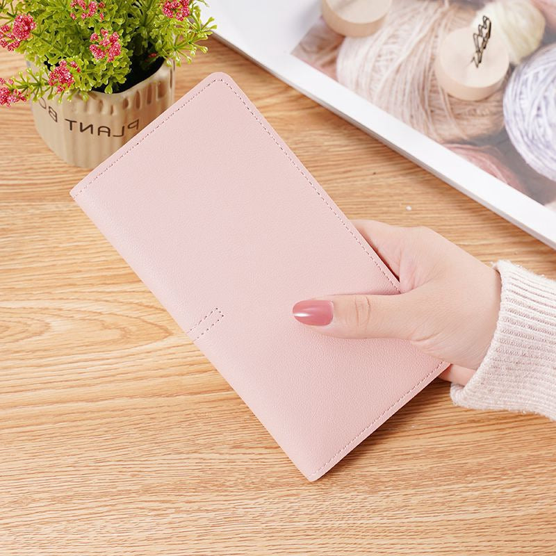 Women's Simple Thin Large Capacity Fashion Hand Ladies Wallets