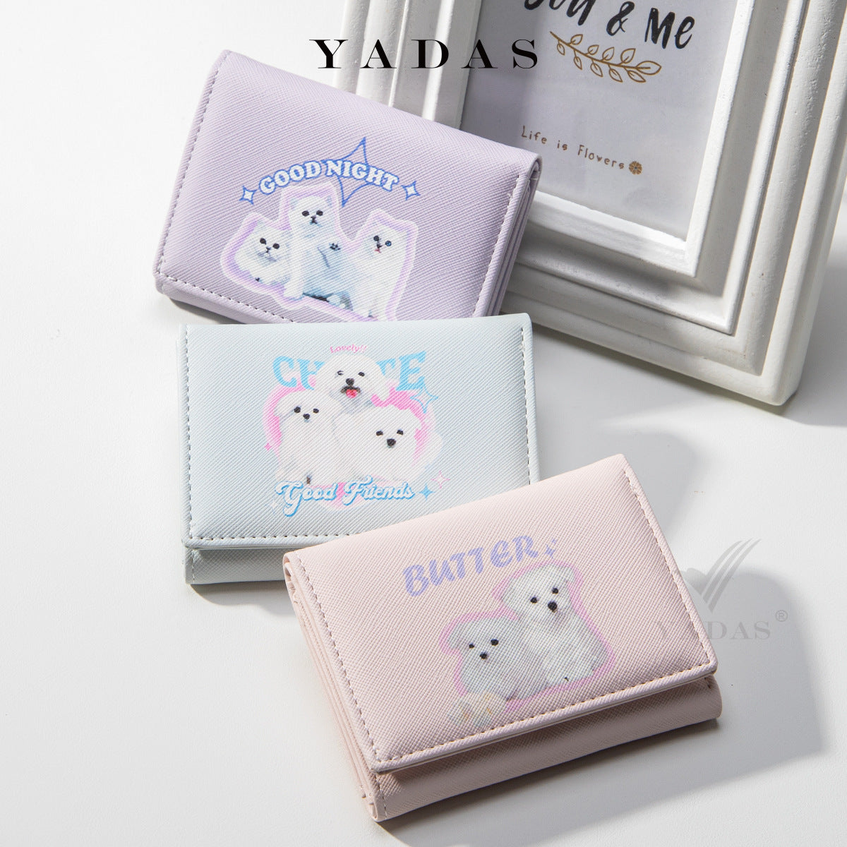 Pet Cat Dog Cute Pattern Fashion Ladies Wallets