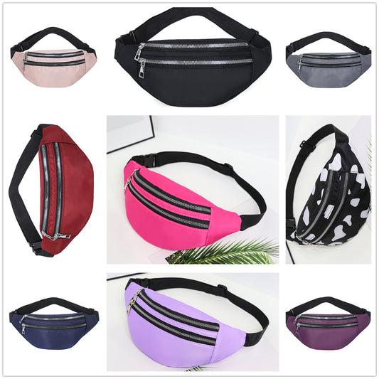 Waterproof Korean Style Fashion Large Capacity Men's Waist Packs