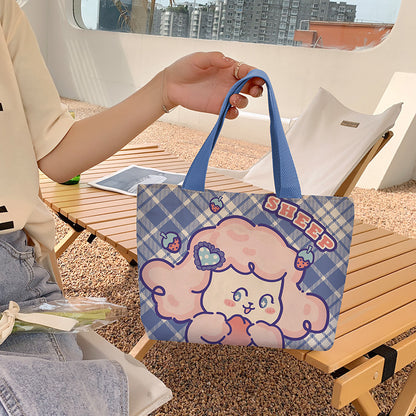 Canvas Female Cartoon Cabs Fashion Korean Handbags