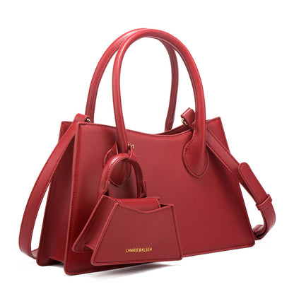 Women's Red Wedding Bridal Large Capacity Handbags