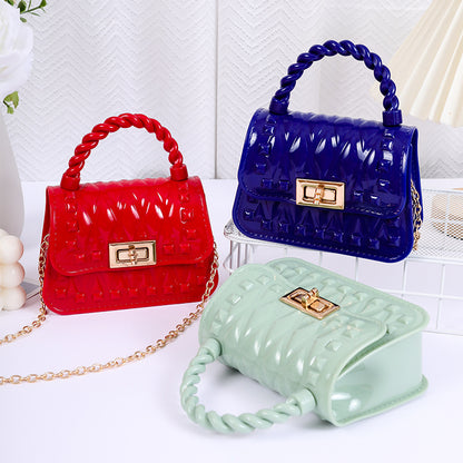 Women's Leaf Pattern Mini Portable Gel Crossbody Bags