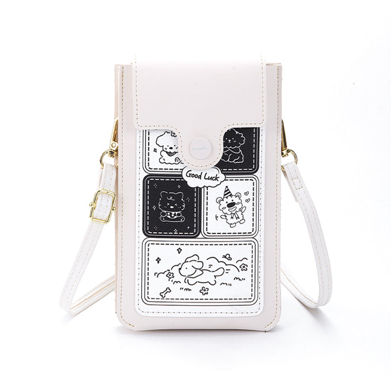 Women's Touch Screen Mobile Cute Thin Mini Phone Bags