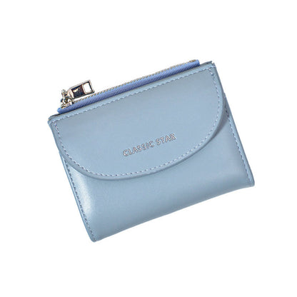 Women's Korean Style Solid Color Simple Ladies Wallets