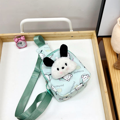 Children's Stylish Cute Plush Doll Cartoon Children's Waist Packs