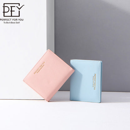 Women's High-grade Short Korean Style Zipper Ladies Wallets