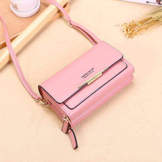 Women's Popular Stylish Korean Mid-length Clutch Ladies Wallets