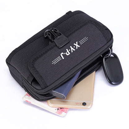 Men's Mobile Wear Horizontal Vertical Pannier Waterproof Men's Waist Packs