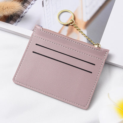 Women's With Simple Zipper Bank Change Coin Purses