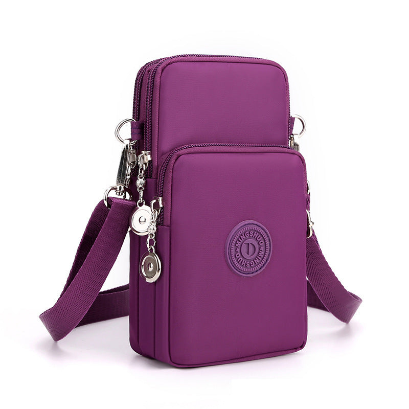 Innovative Female Oxford Cloth Vertical Mini Phone Bags