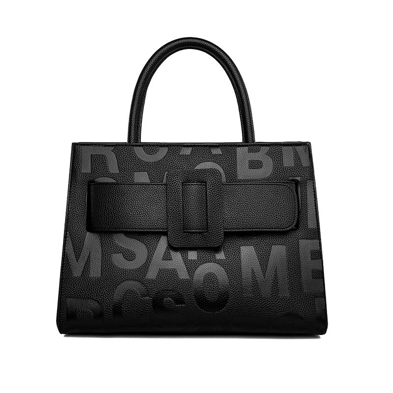 Women's Fashionable Large Capacity Vintage Fashion Letters Bags