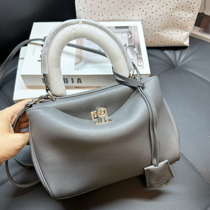 Version Home Soft Cowhide Fashion Simple Handbags