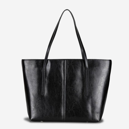 Women's Big Fashion Commuter Cowhide Portable Large Handbags