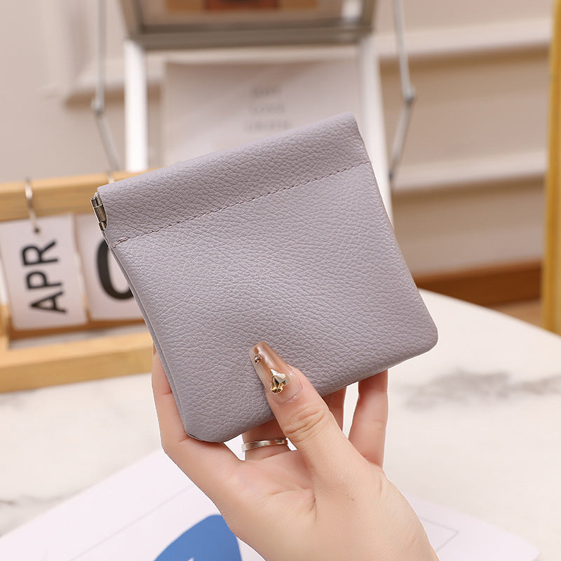 Automatic Closed Shrapnel Storage Pocket Portable Coin Purses