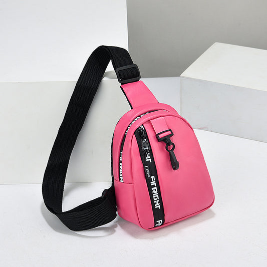 Women's Texture Simple Fashion Color Contrast Wide Waist Packs