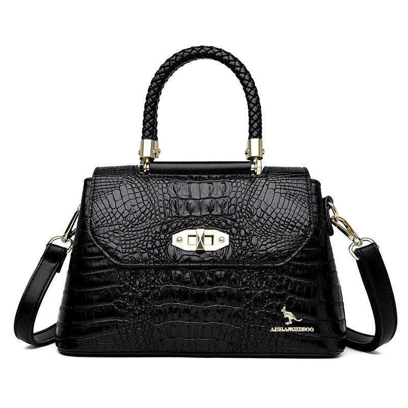 Alligator Print Fashion Western Style Simple Crossbody Bags